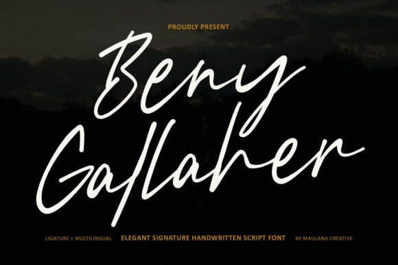 Beny Gallaher: The Signature Font for Modern Luxury