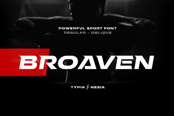 Broaven: A Typeface Built for Speed and Impact