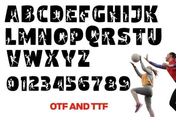 Capture the Court: The Dynamic Energy of the Netball Font
