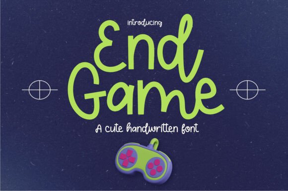 End Game Font: The Friendly Handwriting Your Designs Need