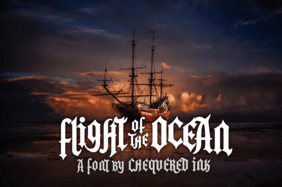Flight of the Ocean: A Font That Captures Hand-Crafted Authenticity