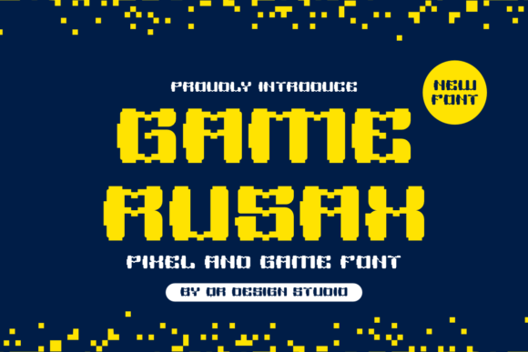 Game Rusax: Your Go-To Decorative Font for Bold Projects