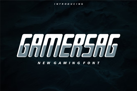 Gamersag: The Geometric Font for Bold, Modern Projects