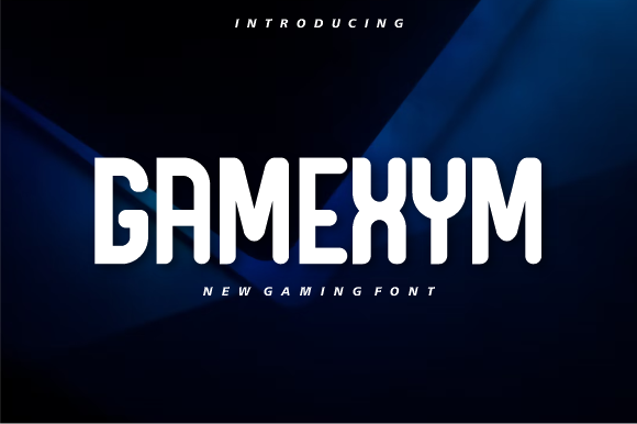 Gamexym: The Geometric Typeface for Bold, Modern Projects
