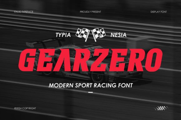 Gearzero: The Typeface That Captures Speed and Power