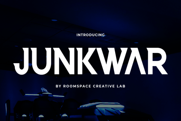 Junkwar: The Font That Commands Attention in a Crowded Space