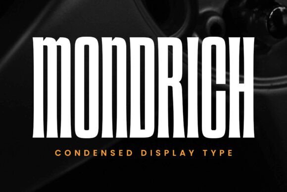 Mondrich: The Bold Display Typeface for Modern Brands