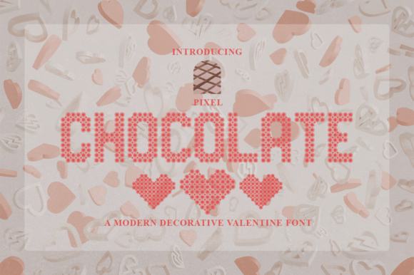 Pixel Chocolate: A Sweet Twist on Retro Typography
