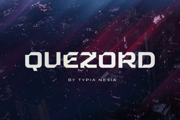 Quezord: A Bold Typeface for Modern Digital Frontiers