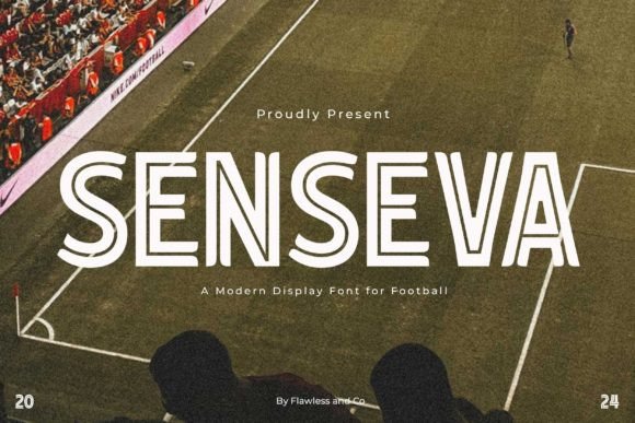 Senseva: A Typeface That Captures the Roar of the Crowd