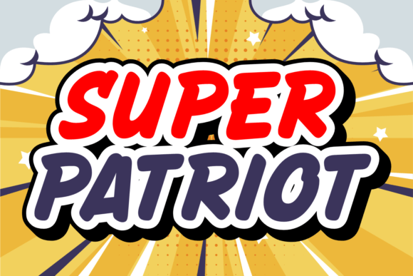 Super Patriot: The Comic Font That Captures Action