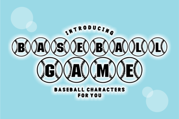 Swing for the Fences: Authentic Typography with Baseball Game